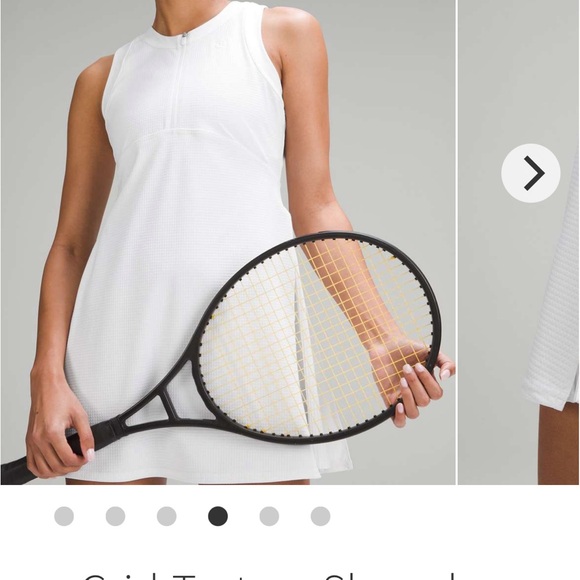 White Lululemon Tennis Dress - Picture 4 of 5